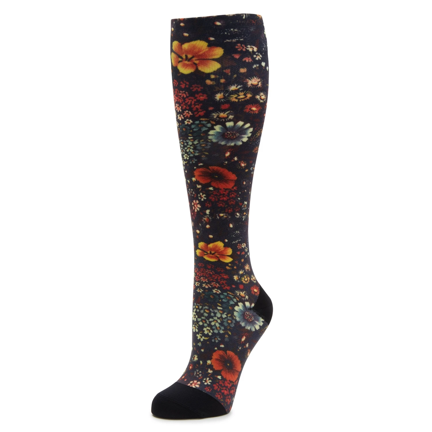Compression Midnight Garden Socks 1 Compression Midnight Garden Socks