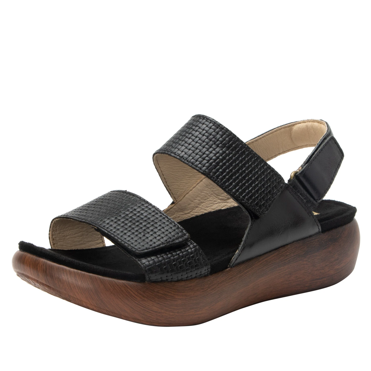Bailee Woven Noir Sandal 1 Bailee Woven Noir Sandal