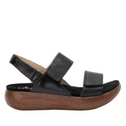 Bailee Woven Noir Sandal 8 Bailee Woven Noir Sandal -Shoes Shop BAI 7462 S2