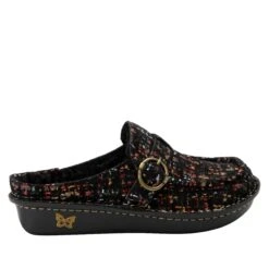 Brigid Autumn Tweed Clog -Shoes Shop BRI 7587 S2