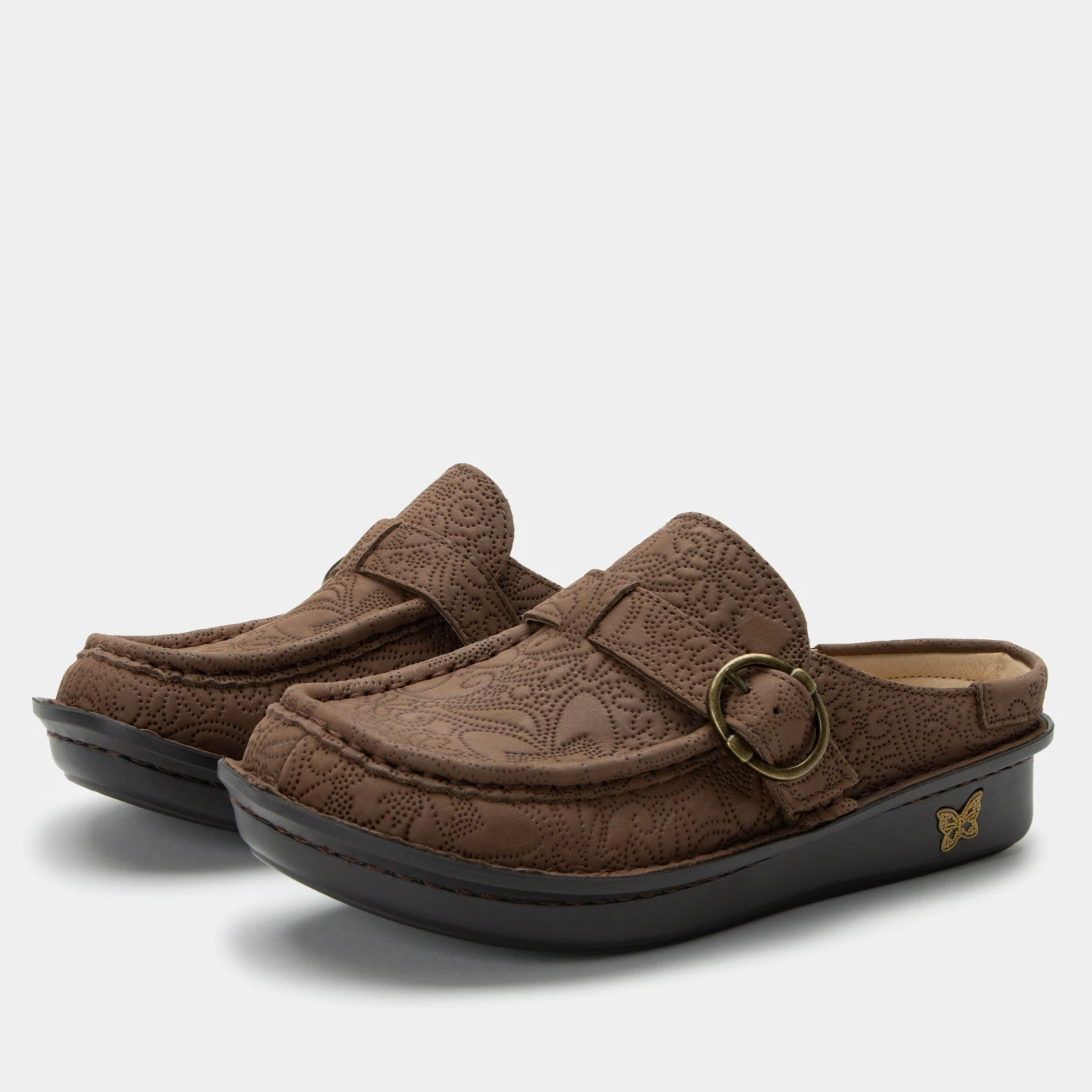 Shoes Brigid La Dee Dottie Brown Clog 1 Shoes Brigid La Dee Dottie Brown Clog