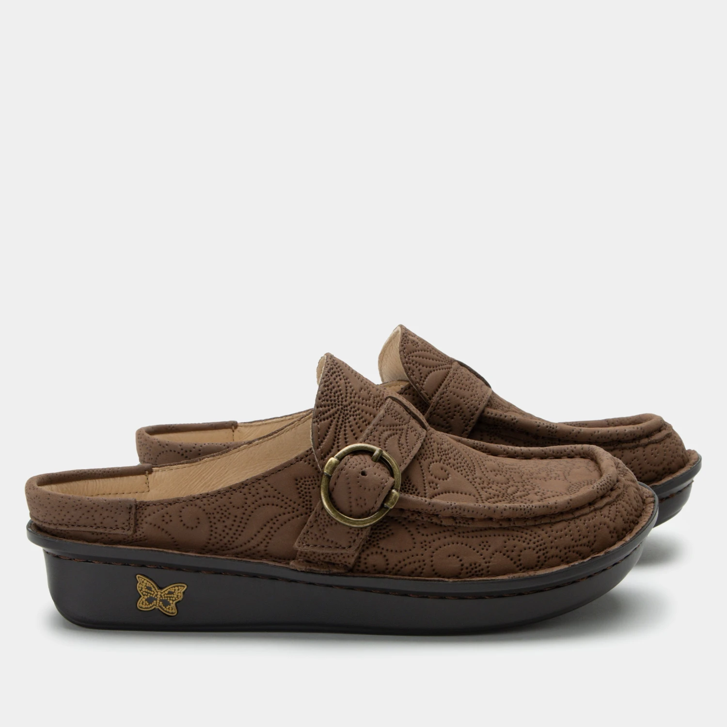 Shoes Brigid La Dee Dottie Brown Clog 3 Shoes Brigid La Dee Dottie Brown Clog - Image 3