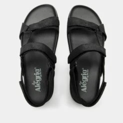 Henna They Call Me Mellow Black Sandal -Shoes Shop HEN 6142 S4