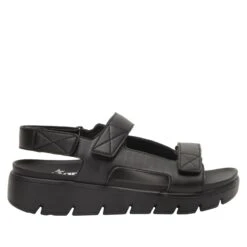 Henlee Black Sandal -Shoes Shop HLE 7438 S2