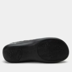 Shoes Keli Black Embossed Paisley Professional Shoe -Shoes Shop KEL 431 S6