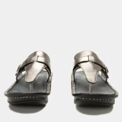Kennedi Twinkle Pewter Sandal -Shoes Shop KNN 6101 S5
