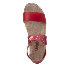 Lucia Red Sandal -Shoes Shop LUC 7764 S4