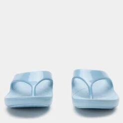 Ode Dusty Blue Gloss Sandal -Shoes Shop ODE 6160 S5