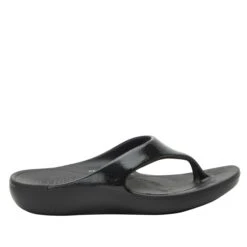 Ode Black Gloss Sandal 8 Ode Black Gloss Sandal -Shoes Shop ODE 7441 S2
