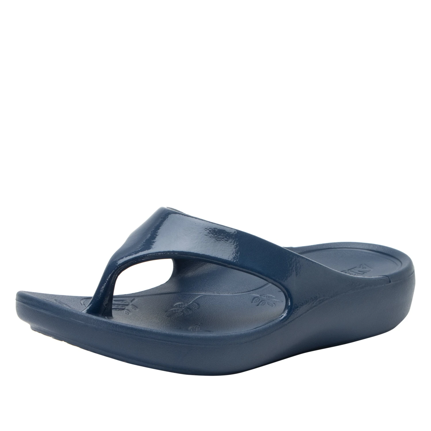 Ode Navy Gloss Sandal 1 Ode Navy Gloss Sandal