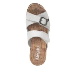 Sierra Delicut White Sandal -Shoes Shop SIE 7408 S4