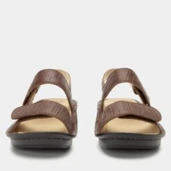 Verona Basketry Coffee Sandal -Shoes Shop VER 6121 S5 9708ded8 e1d4 49ee bd6f f54034fdcf66