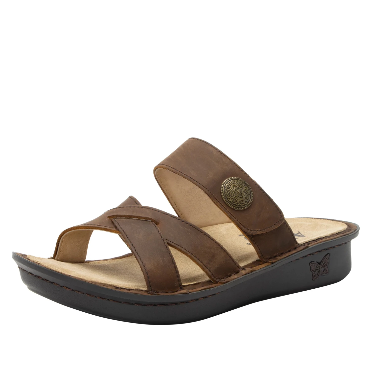 Victoriah Oiled Brown Sandal 1 Victoriah Oiled Brown Sandal