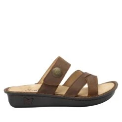 Victoriah Oiled Brown Sandal 8 Victoriah Oiled Brown Sandal -Shoes Shop VIC 7412 S2