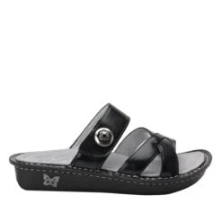 Victoriah Black Patent Sandal -Shoes Shop VIC 7755 S2