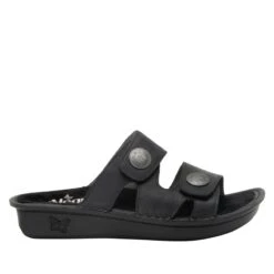 Violette Oiled Black Sandal 8 Violette Oiled Black Sandal -Shoes Shop VIO 7414 S2