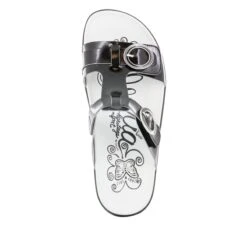 Vita Black Patent Sandal -Shoes Shop VIT 101 S4