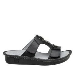 Vanna Black Sandal -Shoes Shop VNN 601 S2