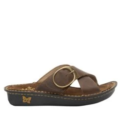 Vanya Oiled Brown Sandal -Shoes Shop VYA 7412 S2