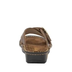 Vanya Oiled Brown Sandal -Shoes Shop VYA 7412 S3